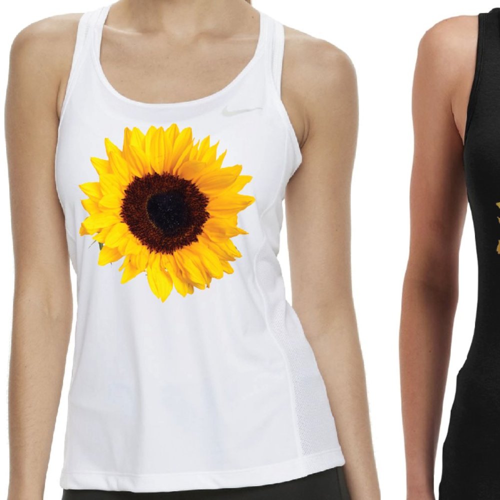 Sunflower Tank top ( White)